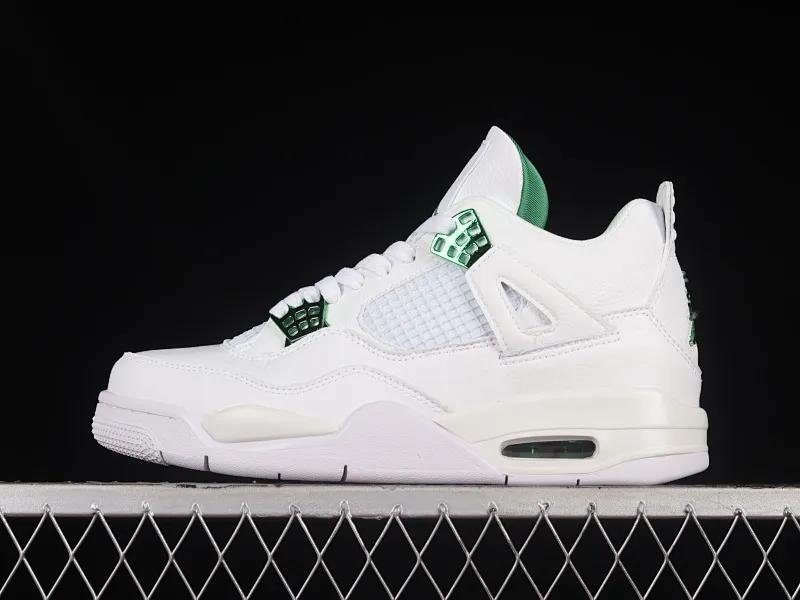 All Categories Air Jordan Jordan Series Basketball Shoes Air Jordan 4 Air Jordan 4 "Pine Green" AJ4 Joe 4 White Green First Layer Authentic Standard CT8527-113